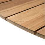 TEAK OUTDOOR ETHSON ROUND DINING TABLE