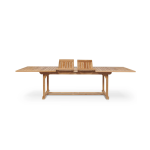 TEAK OUTDOOR EHLAND DOUBLE EXTEND TABLE