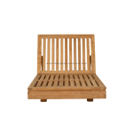 TEAK OUTDOOR AVVOCA CHAISE SUN LOUNGER