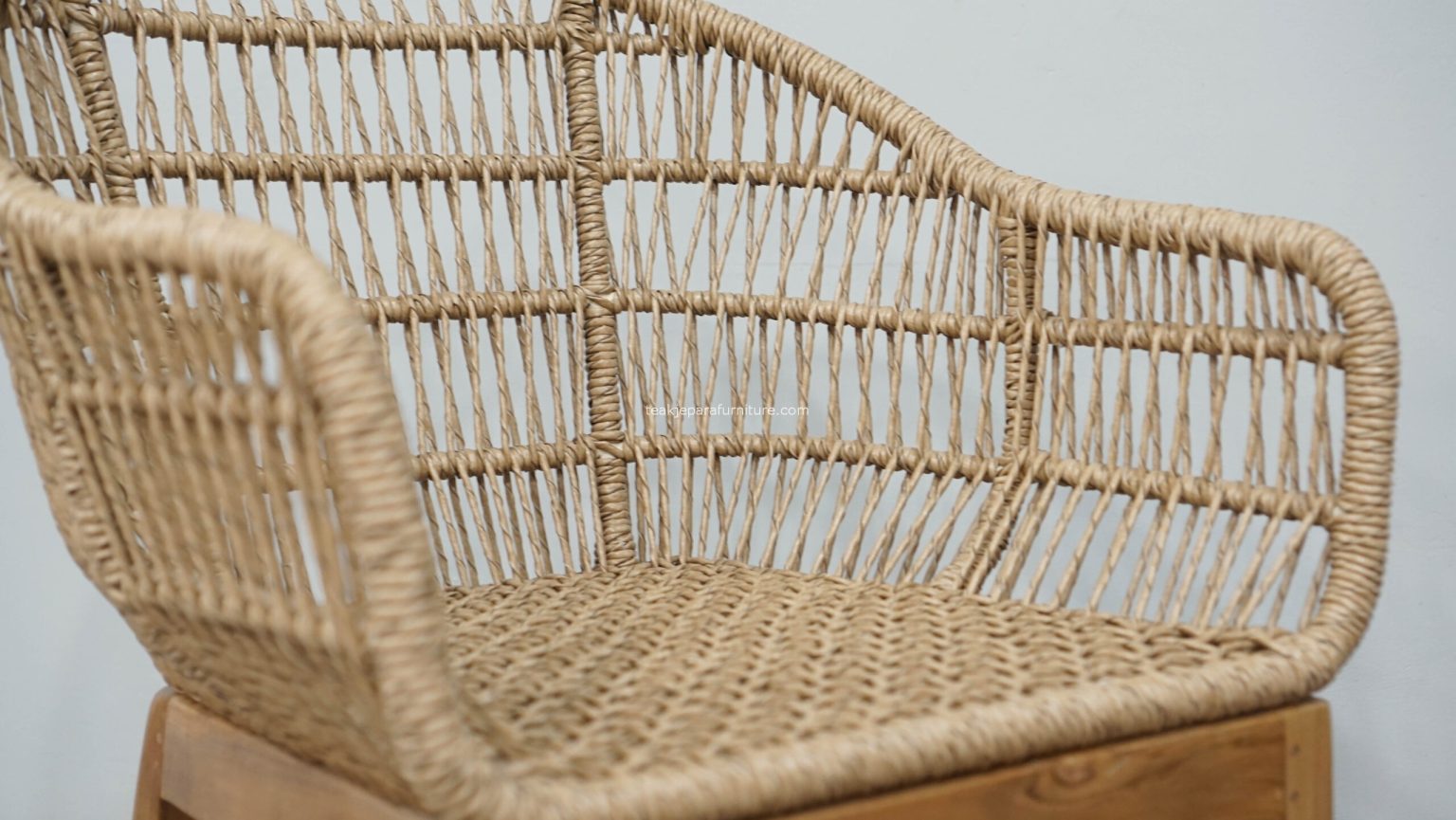 rattan arm chair