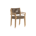 TEAK OUTDOOR KALLAVA STACKING CHAIRS