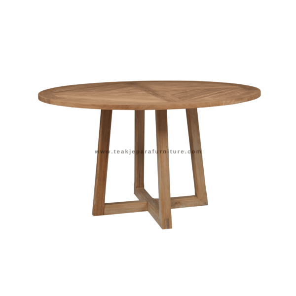 TEAK OUTDOOR WESTBAYY ROUND FIXED TABLE