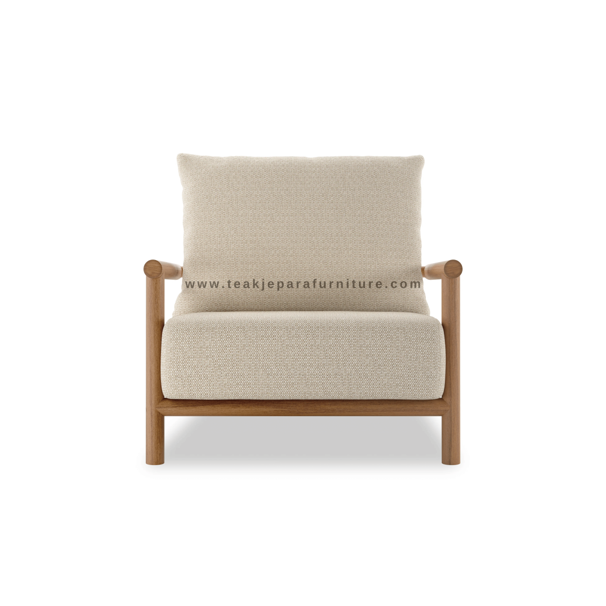 TEAK OUTDOOR CARDIFF PATIO LOUNGE CHAIRS