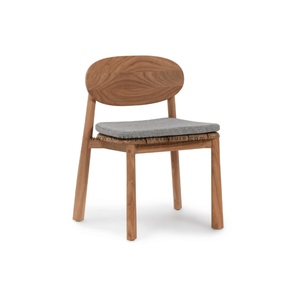 TEAK OUTDOOR ASTON DINING FIXED CHAIR