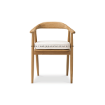 TEAK OUTDOOR BEALE FIXED DINING CHAIRS