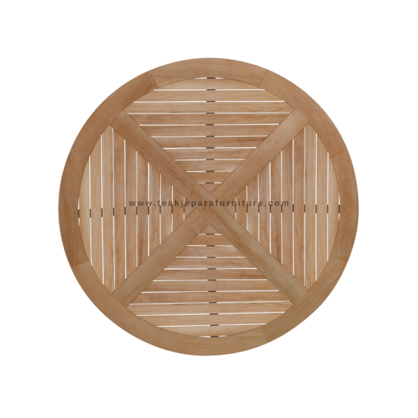 TEAK OUTDOOR WESTBAYY ROUND FIXED TABLE