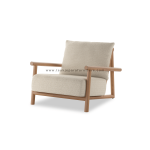 TEAK OUTDOOR CARDIFF PATIO LOUNGE CHAIRS