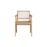 TEAK OUTDOOR URSULLA PATIO DINING CHAIRS