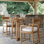 TEAK OUTDOOR WESTBAYY COUNTER STOOL