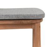 TEAK OUTDOOR ASTON DINING FIXED CHAIR