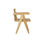 TEAK OUTDOOR URSULLA PATIO DINING CHAIRS