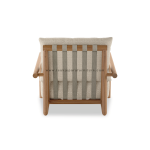 TEAK OUTDOOR CARDIFF PATIO LOUNGE CHAIRS