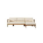 TEAK OUTDOOR MONTEREY CHAISE SECTIONAL SOFA