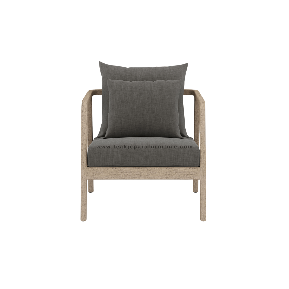 TEAK OUTDOOR ROPWOOD PATIO LOUNGE CHAIRS