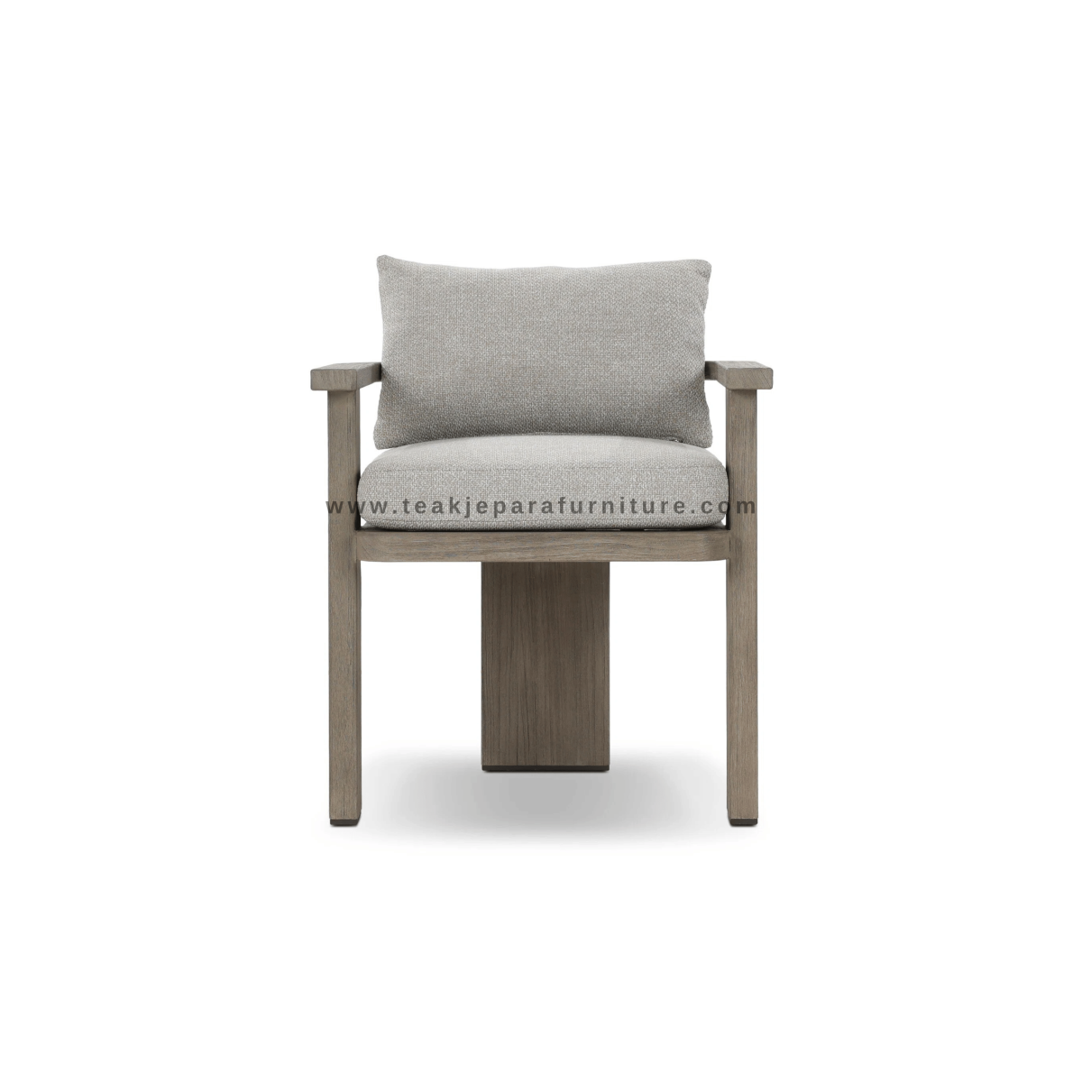 TEAK OUTDOOR TAHANNA DINING ARM CHAIRS