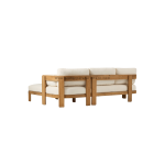 TEAK OUTDOOR MONTEREY CHAISE SECTIONAL SOFA