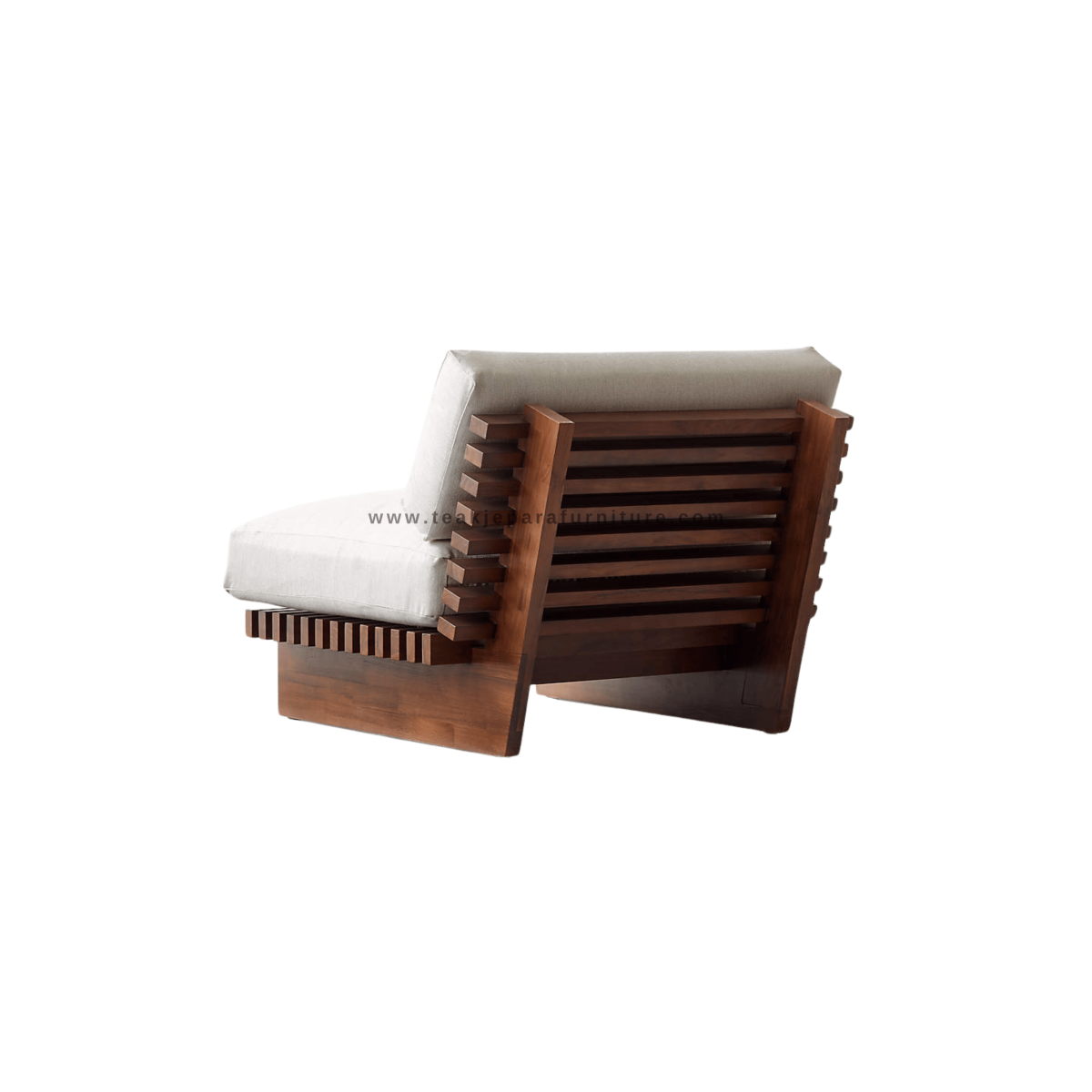 TEAK OUTDOOR TAIKO LOUNGE PATIO CHAIRS