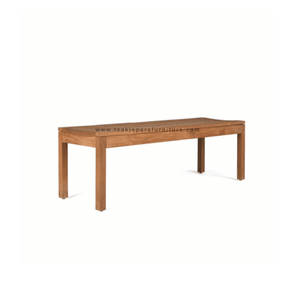 TEAK OUTDOOR TESCANNA BACKLES BENCH