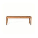 TEAK OUTDOOR TESCANNA BACKLES BENCH