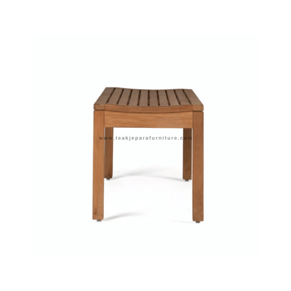 TEAK OUTDOOR TESCANNA BACKLES BENCH
