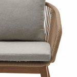 TEAK OUTDOOR PORTALE ROPE DINING CHAIRS