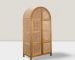 teak and rattan wardrobe (1)