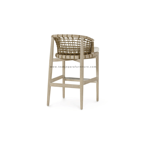 TEAK OUTDOOR MELLROSE BAR CHAIR