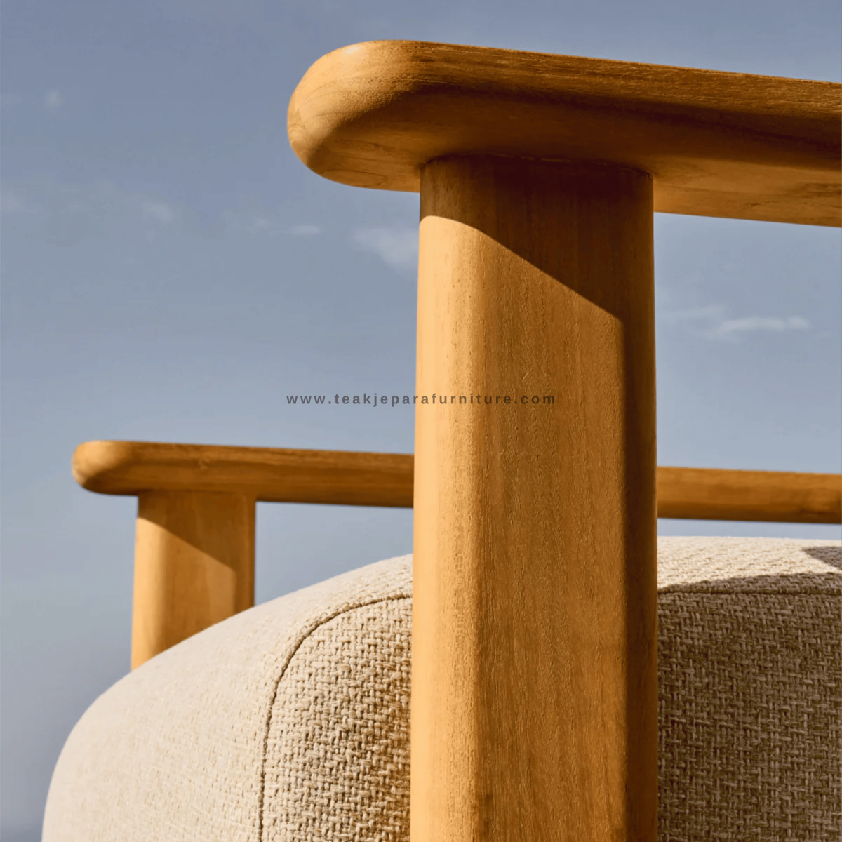 TEAK OUTDOOR TIRRANTE SINGLE SOFA