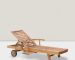 Solid Teak Wood Chaise Lounge (1)