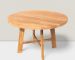 solid teak wood round dining table (1)