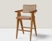 teak rattan bar stool (1)