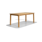 TEAK OUTDOOR NORSAA FIXED DINING TABLE