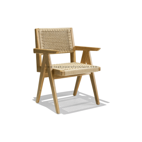 TEAK OUTDOOR RIVIERA PIERRE DINING CHAIRS