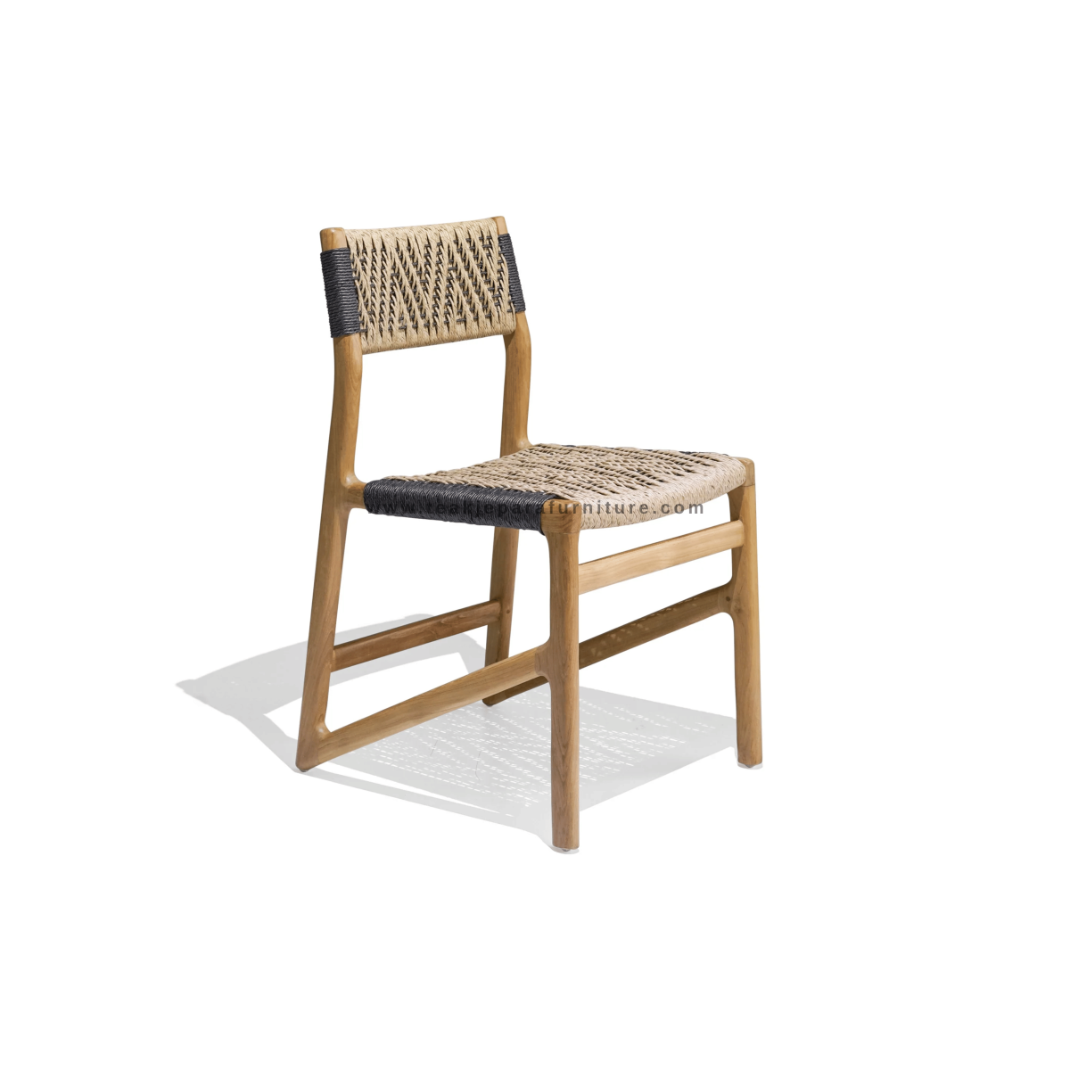 TEAK OUTDOOR MAKO RATTAN DINING CHAIRS