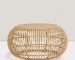 round rattan coffee table