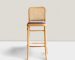 teak and rattan bar chair (1)
