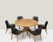 teak and rope dining set (1)