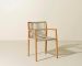 teak rope dining arm chair (1)