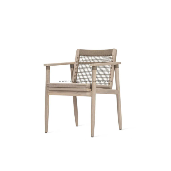 TEAK OUTDOOR VINCENT PATIO DINING CHAIRS