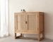 teak and rattan cabinet (1)