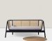 teak wood & cane bench (1)