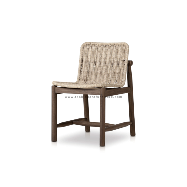 TEAK LEWWIS OUTDOOR DINING CHAIRS
