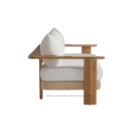 TEAK OUTDOOR HALSTON MODERN SOFA