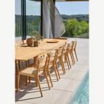 TEAK OUTDOOR PERLIARI EXTENSION TABLE