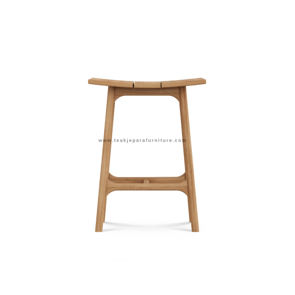 TEAK OUTDOOR MIRRA BAR CHAIR