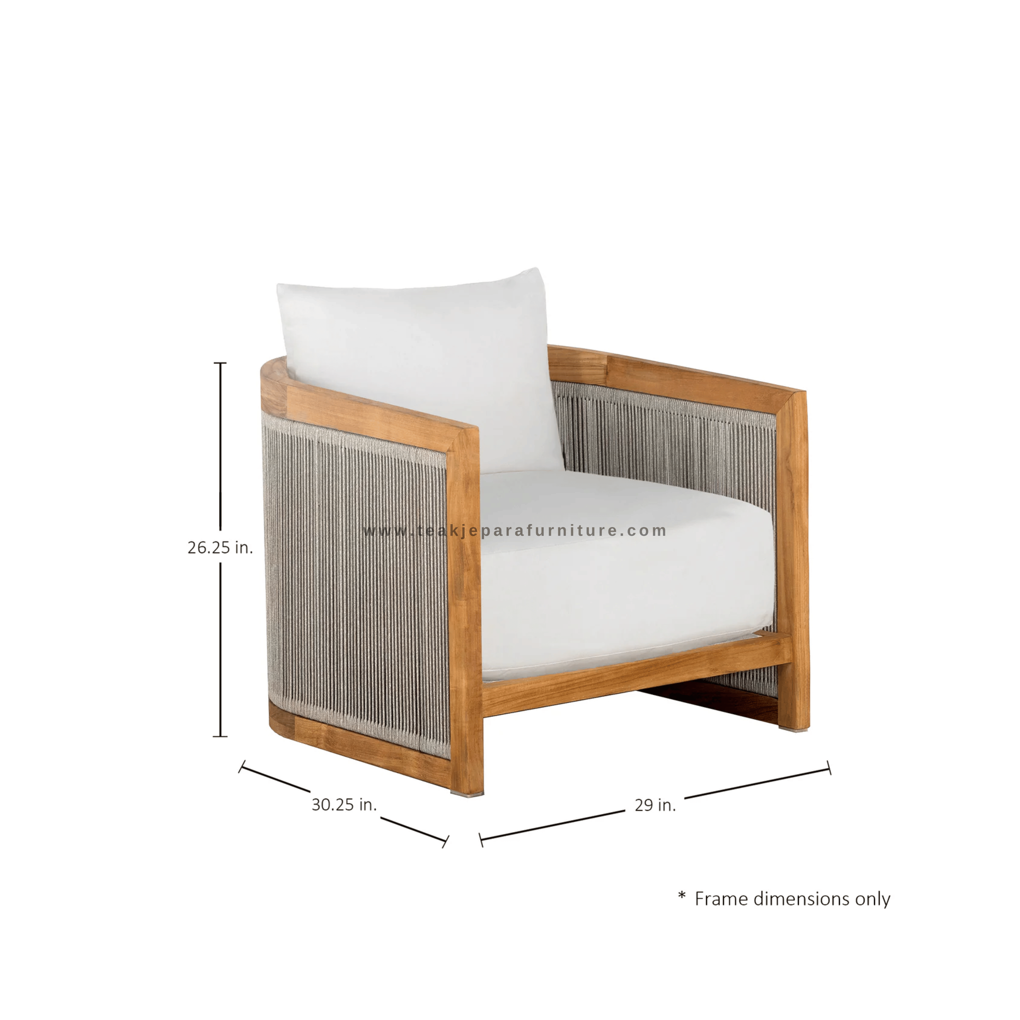 TEAK OUTDOOR ANVALON LOUNGE CHAIR TEAK OUTDOOR ANVALON LOUNGE CHAIR