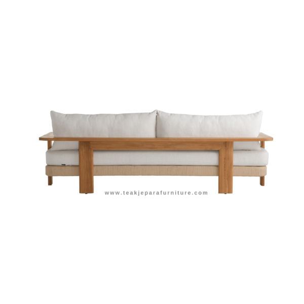 TEAK OUTDOOR HALSTON MODERN SOFA