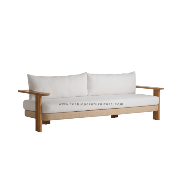 TEAK OUTDOOR HALSTON MODERN SOFA