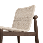 TEAK LEWWIS OUTDOOR DINING CHAIRS