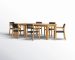 teak garden dining set (2)